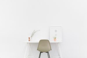 minimalist office space
