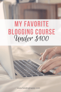 best blogging course under $100