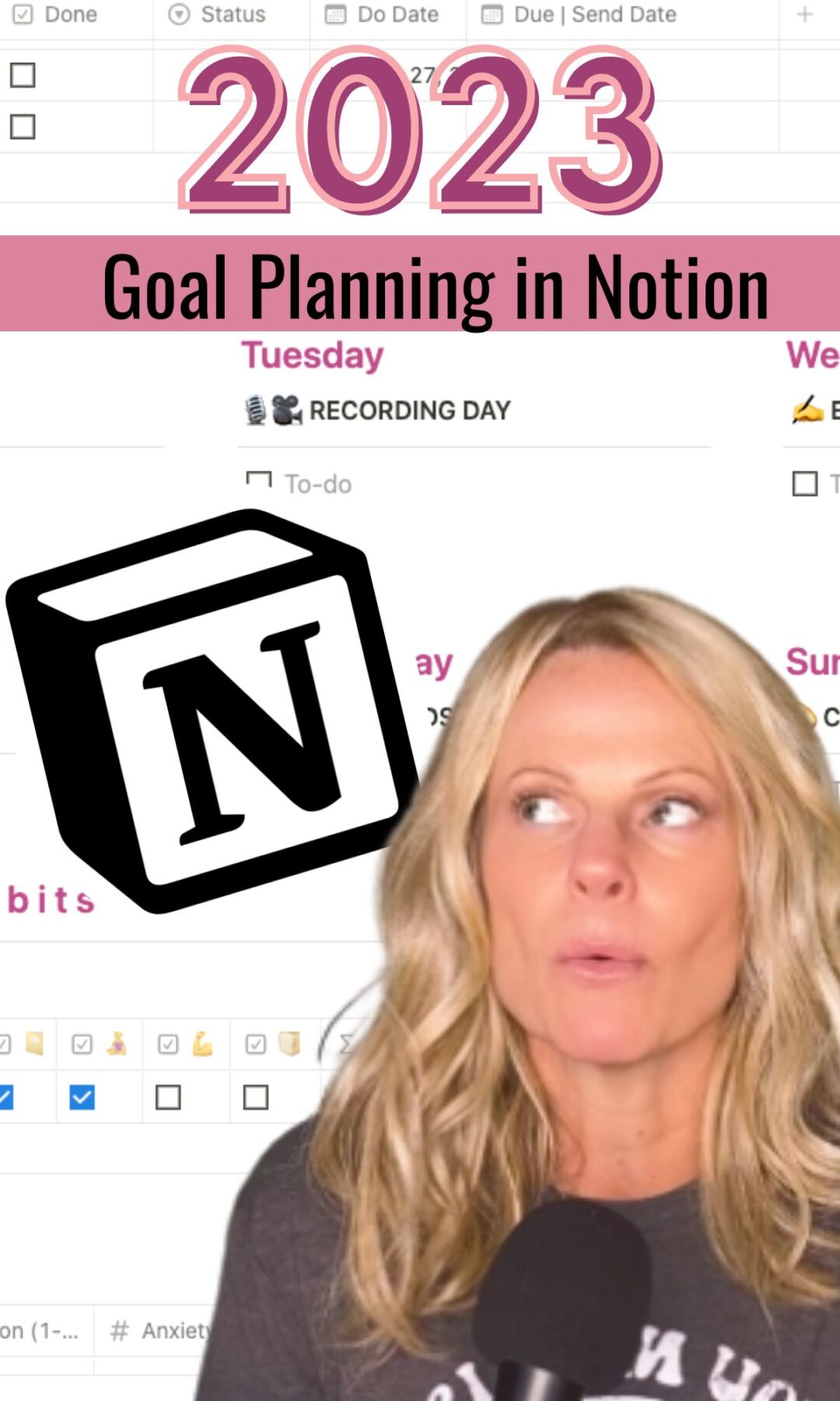 Goal planning notion