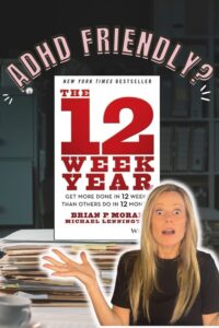 12 week year book cover