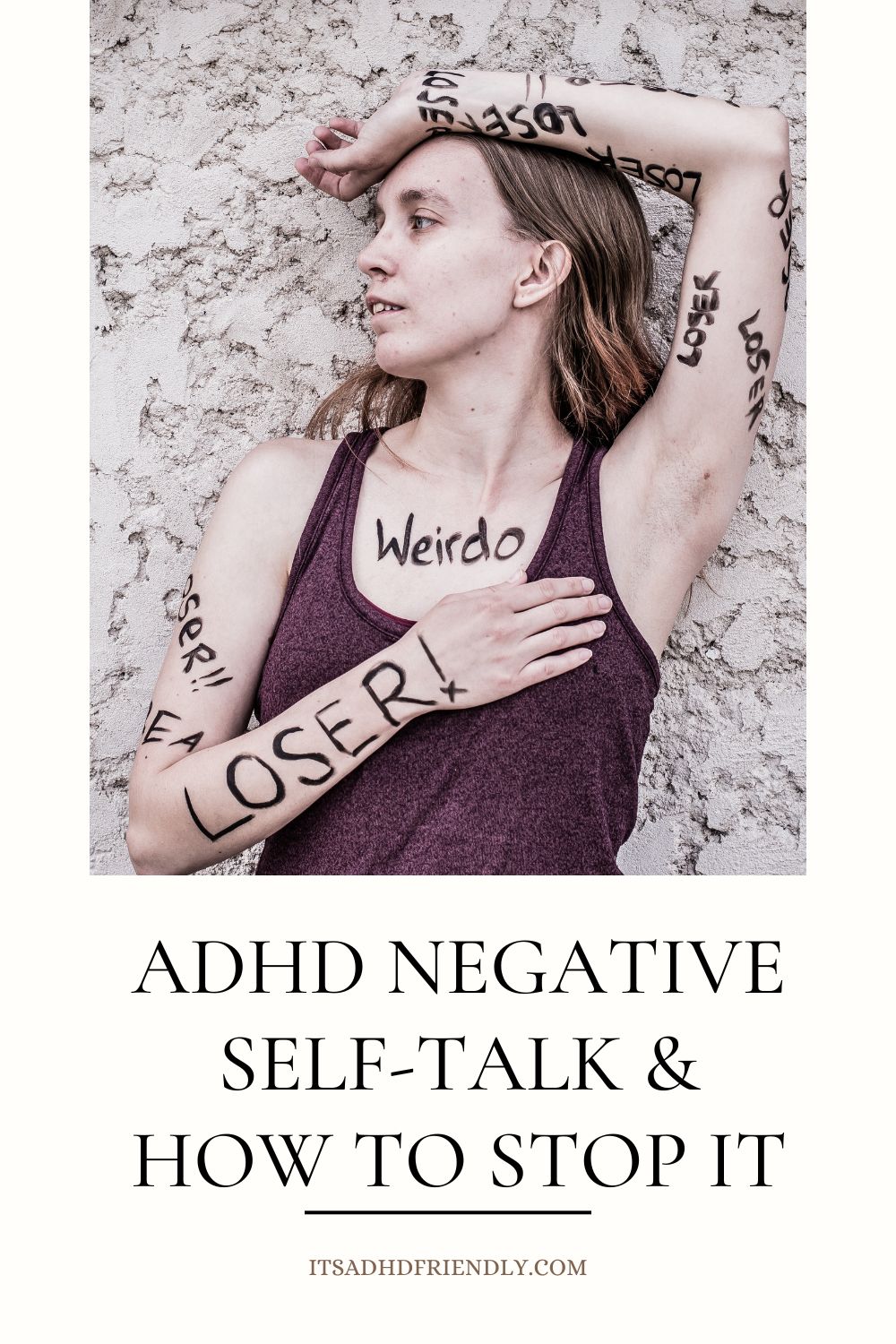 Negative self talk adhd girl