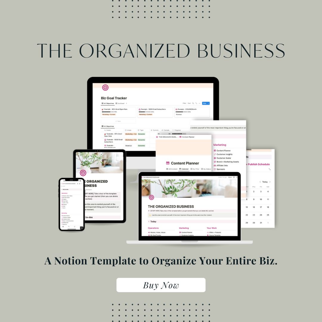 the organized business