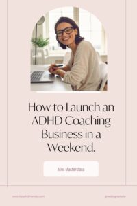 woman launching a coaching business